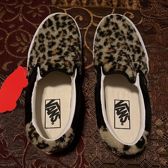 Vans Faux Fur Fuzzy Slip On Classic - Picture 4 of 8